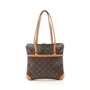 Louis Vuitton Cousin Shoulder Bag Canvas Leather Monogram Brown